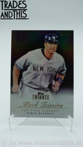2012 Topps Tribute Black Mark Teixeira #80