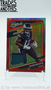 2021 Panini Donruss Optic Donruss Threads Red Prizm Jalen Reagor #TH-8