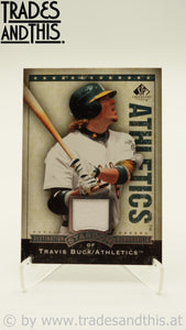 2008 SP Legendary Cuts Destination Stardom Memorabilia Travis Buck #DS-TB