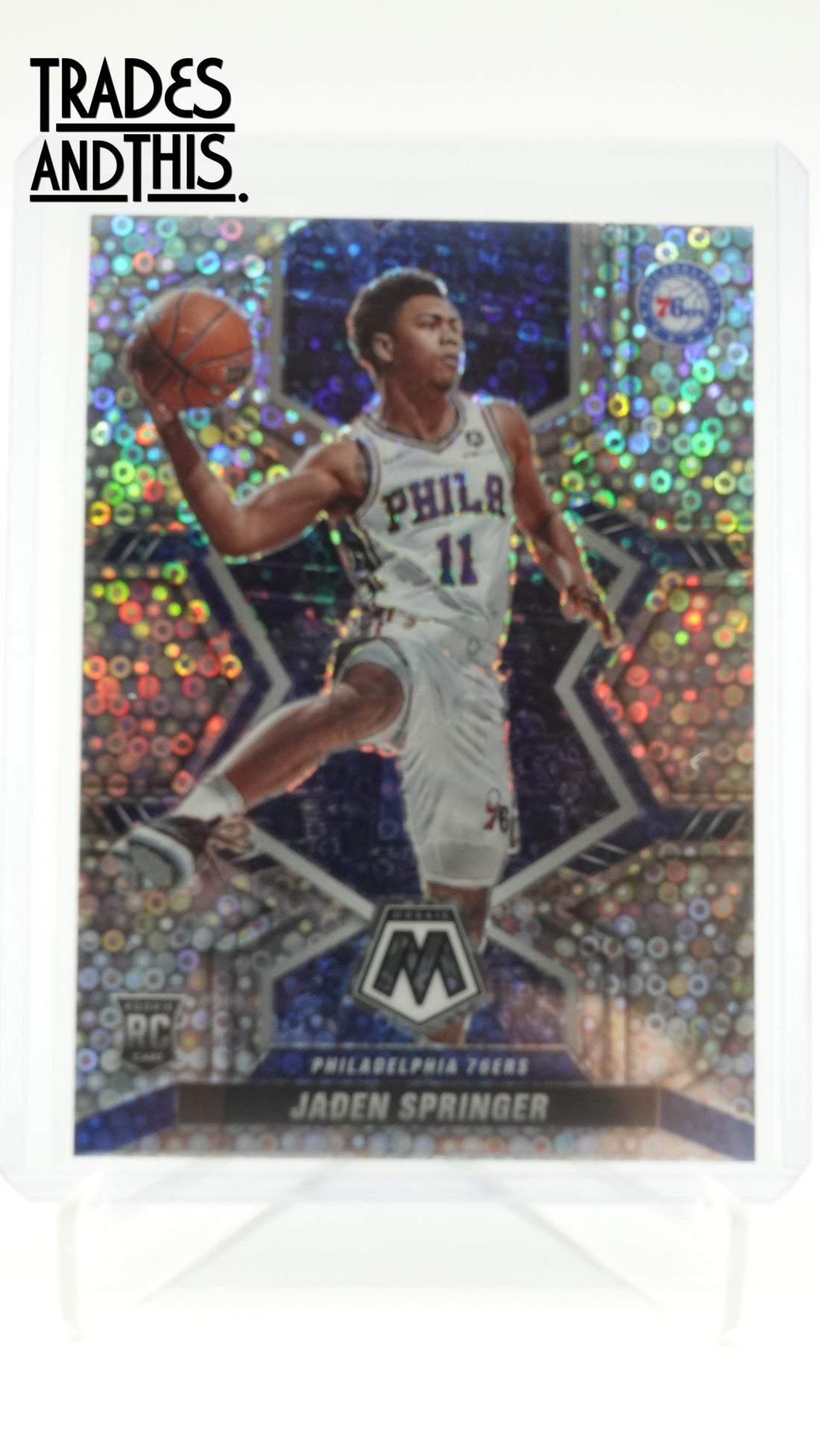 2021-22 Panini Mosaic Basketball Fast Break Silver Jaden Springer #226 RC - Trades and This e.U.