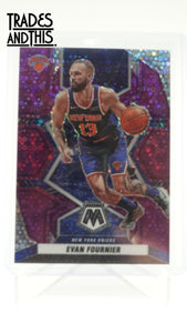 2021-22 Panini Mosaic Basketball Fast Break Purple 20/50 Evan Fournier #163 - Trades and This e.U.