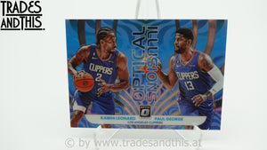 2022-23 Panini Donruss Optic Optical Illusions Kawhi Leonard - Paul George #4
