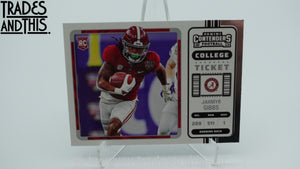 2023 Panini Chronicles Draft Picks Contenders College Ticket Jahmyr Gibbs #8 RC