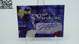 2006 Flair Showcase Fresh Ink Zack Greinke #FI-ZG