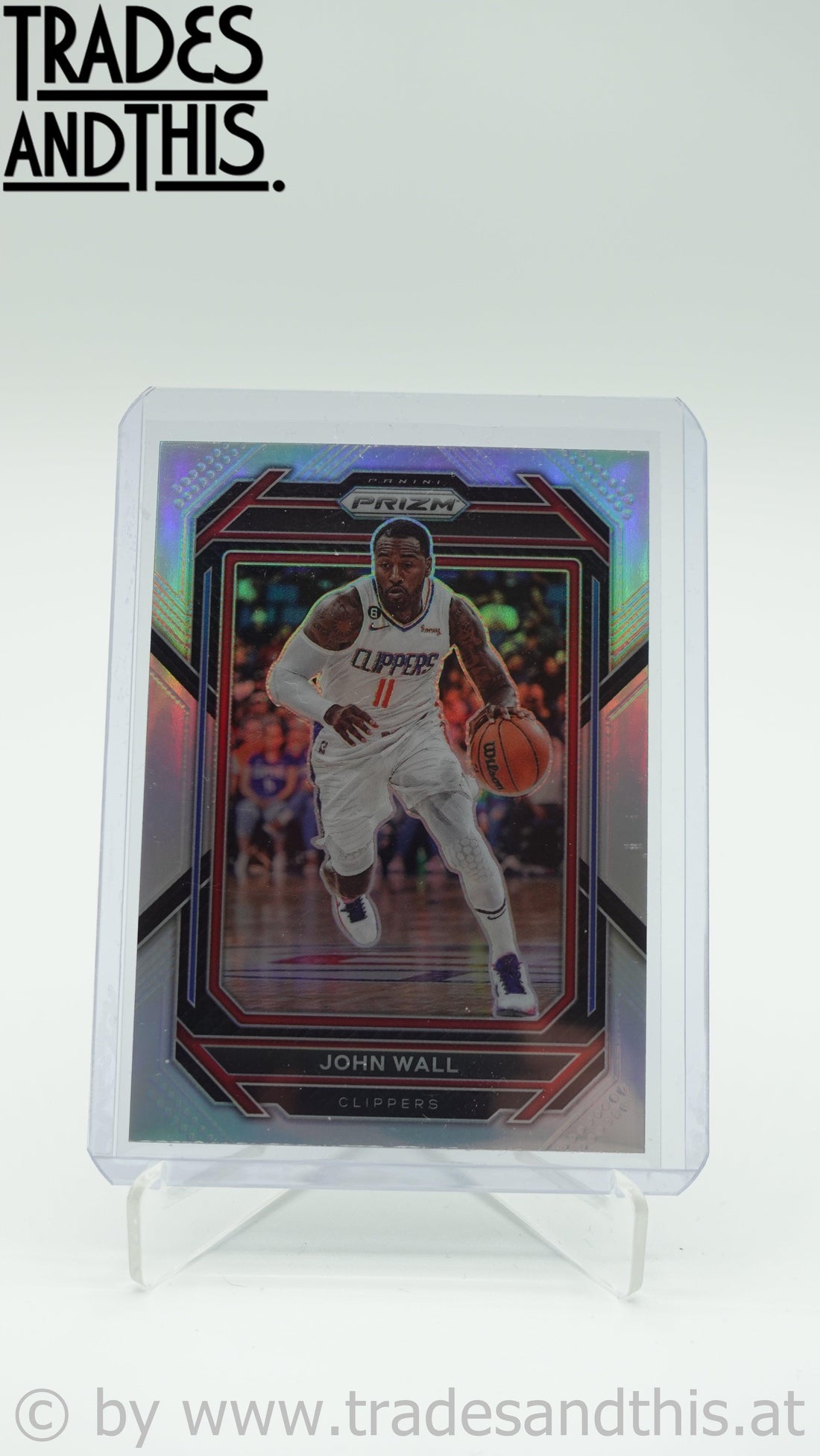 2022-23 Panini Prizm Basketball Silver Prizm John Wall #125 - Trades and This e.U.