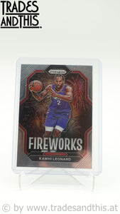 2022-23 Panini Prizm Basketball Fireworks Kawhi Leonard #16 - Trades and This e.U.