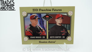 2001 Fleer Platinum Craig Biggio - Keith Ginter #478
