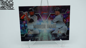 2016 Bowman's Best Mirror Image Giancarlo Stanton - Justin Bour #MI-6