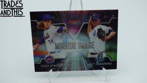 2016 Bowman's Best Mirror Image Noah Syndergaard - Matt Manning #MI-7