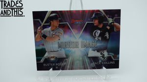 2016 Bowman's Best Mirror Image Buster Posey - Zack Collins #MI-8