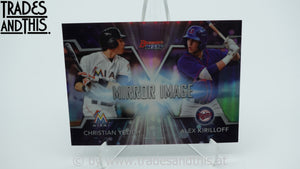 2016 Bowman's Best Mirror Image Christian Yelich - Alex Kirilloff #MI-10