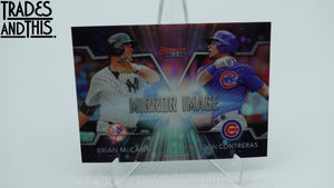 2016 Bowman's Best Mirror Image Brian McCann - Willson Contreras #MI-12