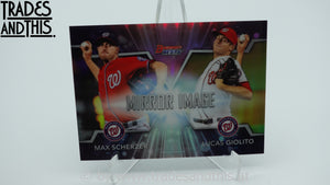 2016 Bowman's Best Mirror Image Max Scherzer - Lucas Giolito #MI-13