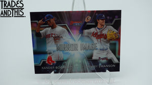 2016 Bowman's Best Mirror Image Xander Bogaerts - Dansby Swanson #MI-18