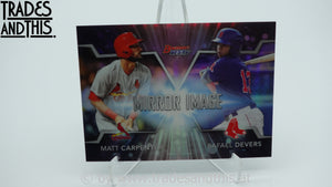 2016 Bowman's Best Mirror Image Matt Carpenter - Rafael Devers #MI-20