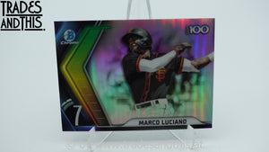 2022 Bowman Bowman Scouts Top 100 Marco Luciano #BTP-7