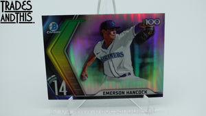 2022 Bowman Bowman Scouts Top 100 Emerson Hancock #BTP-14