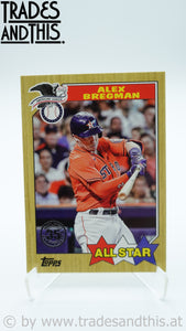 2022 Topps Series 2 1987 Topps All-Star Baseball Alex Bregman #87AS-28