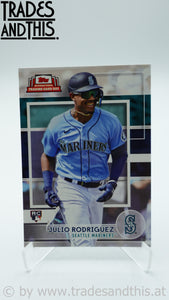2022 Topps International Trading Card Day Baseball Base Julio Rodriguez #NTCD-25 RC