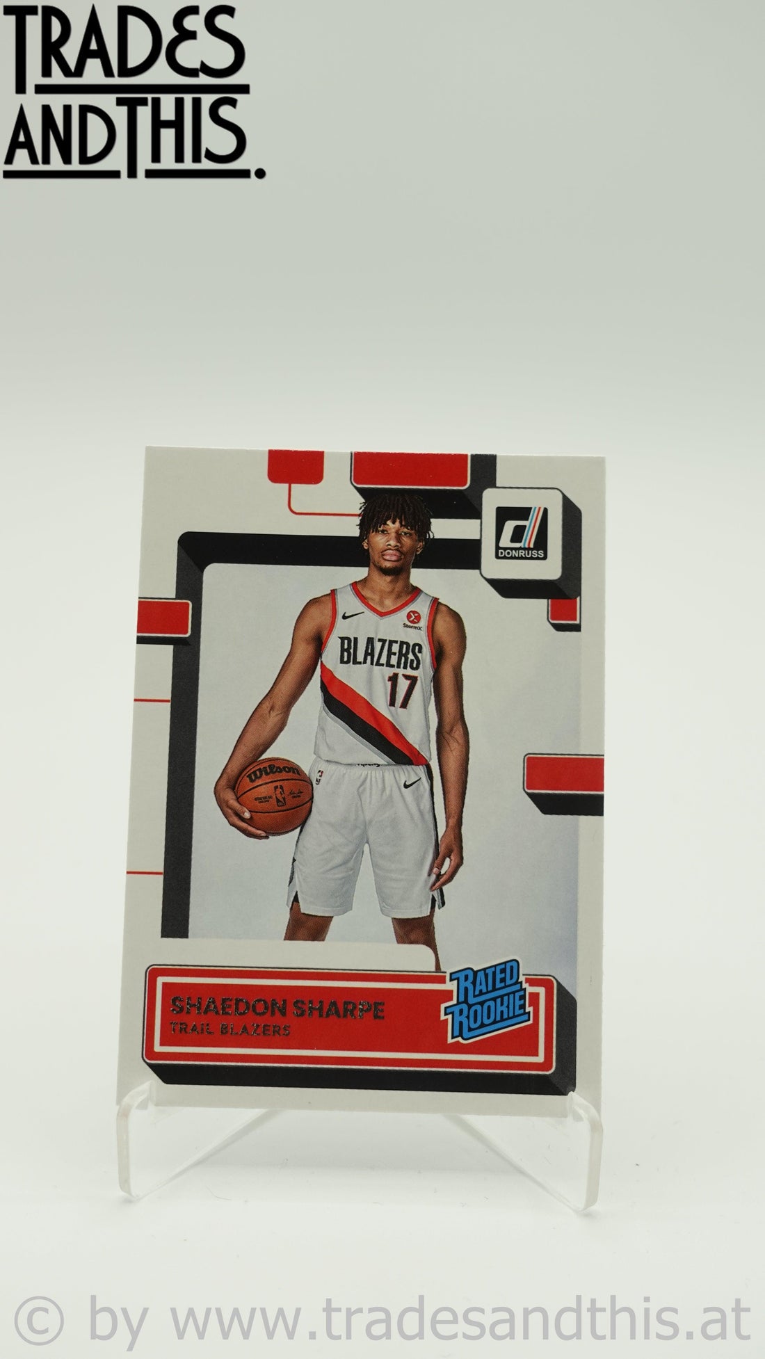 2022-23 Donruss Basketball Shaedon Sharpe #207 RC - Trades and This e.U.