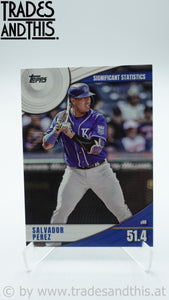 2022 Topps Series 2 Significant Statistics Salvador Perez #SS-13
