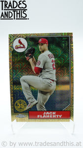 2022 Topps Series 1 1987 Topps Chrome Silver Pack Series 1 Jack Flaherty #T87C-82