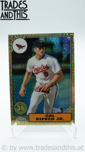 2022 Topps Series 1 1987 Topps Chrome Silver Pack Series 1 Cal Ripken Jr. #T87C-86