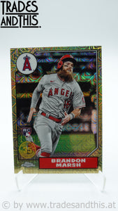 2022 Topps Series 1 1987 Topps Chrome Silver Pack Series 1 Brandon Marsh #T87C-79 RC
