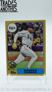 2022 Topps Series 2 1987 Topps Baseball Wander Franco #87TB-1 RC