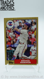 2022 Topps Series 2 1987 Topps Baseball Bryce Harper #87TB-2