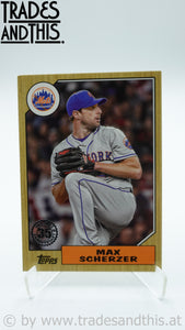 2022 Topps Series 2 1987 Topps Baseball Max Scherzer #87TB-3