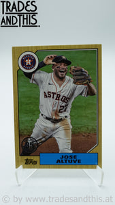 2022 Topps Series 2 1987 Topps Baseball Jose Altuve #87TB-6