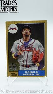 2022 Topps Series 2 1987 Topps Baseball Ronald Acuna Jr. #87TB-7