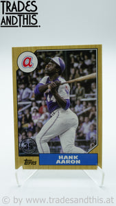 2022 Topps Series 2 1987 Topps Baseball Hank Aaron #87TB-9