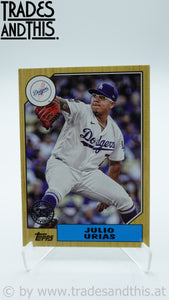 2022 Topps Series 2 1987 Topps Baseball Julio Urias #87TB-17