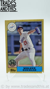 2022 Topps Series 2 1987 Topps Baseball Walker Buehler #87TB-19