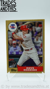2022 Topps Series 2 1987 Topps Baseball Rhys Hoskins #87TB-24