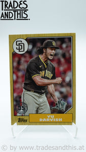 2022 Topps Series 2 1987 Topps Baseball Yu Darvish #87TB-25