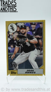 2022 Topps Series 2 1987 Topps Baseball Jose Abreu #87TB-28