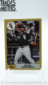 2022 Topps Series 2 1987 Topps Baseball Eloy Jimenez #87TB-32