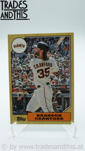 2022 Topps Series 2 1987 Topps Baseball Brandon Crawford #87TB-34