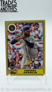 2022 Topps Series 2 1987 Topps Baseball Freddy Peralta #87TB-40
