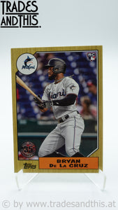 2022 Topps Series 2 1987 Topps Baseball Bryan De La Cruz #87TB-42 RC