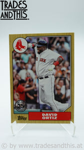 2022 Topps Series 2 1987 Topps Baseball David Ortiz #87TB-44