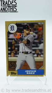 2022 Topps Series 2 1987 Topps Baseball Javier Baez #87TB-46
