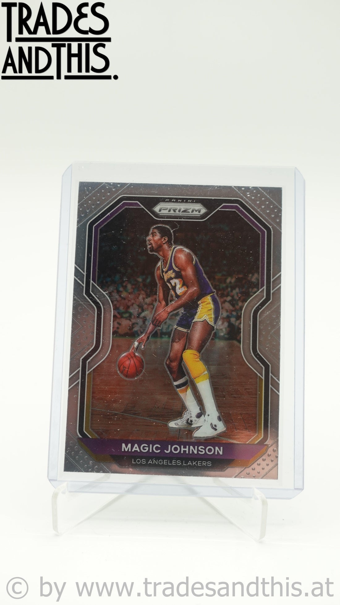 2020-21 Panini Prizm Basketball Magic Johnson #219 - Trades and This e.U.