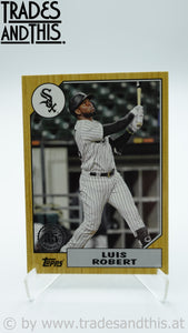 2022 Topps Series 1 1987 Topps Baseball 35th Anniversary Luis Robert #T87-70