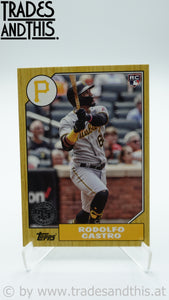 2022 Topps Series 1 1987 Topps Baseball 35th Anniversary Rodolfo Castro #T87-26 RC