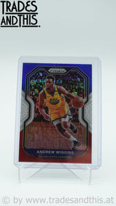 2020-21 Panini Prizm Basketball Red White & Blue Prizm Andre Wiggins #132 - Trades and This e.U.