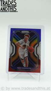 2020-21 Panini Prizm Basketball Red White & Blue Prizm Nico Mannon #293 RC - Trades and This e.U.
